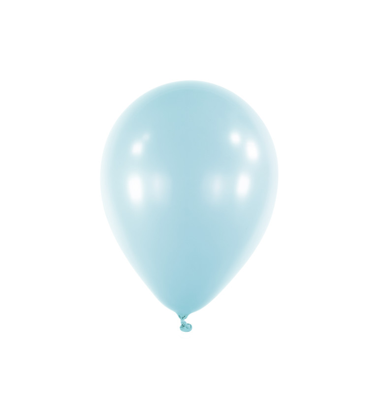 Světle modré balóny