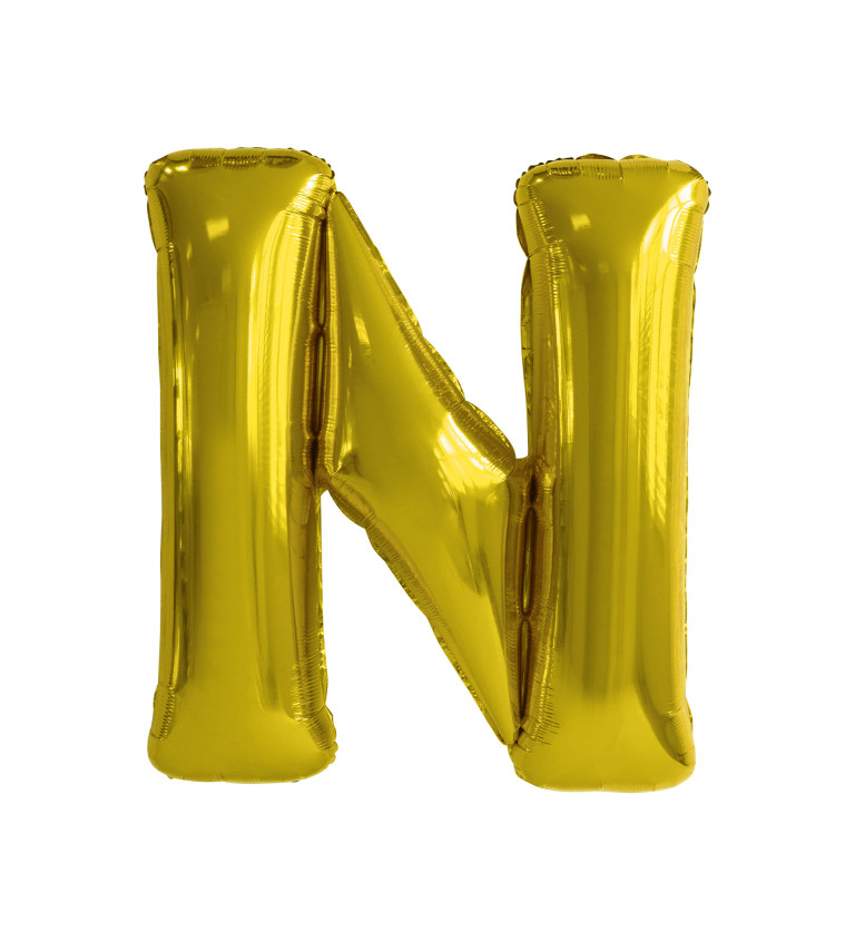 Fóliové zlaté písmeno N