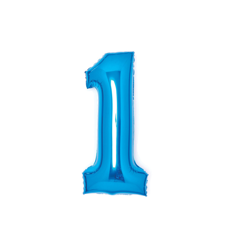 Balónek číslo 1 - modrý