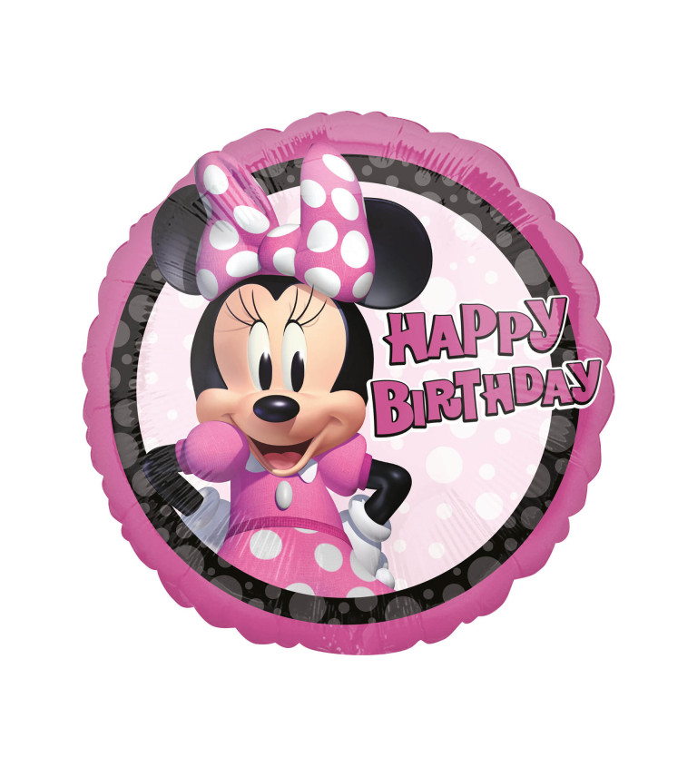 Minnie balónek narozeninový