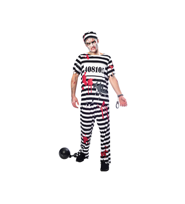 Pánský kostým Zombie vězeň