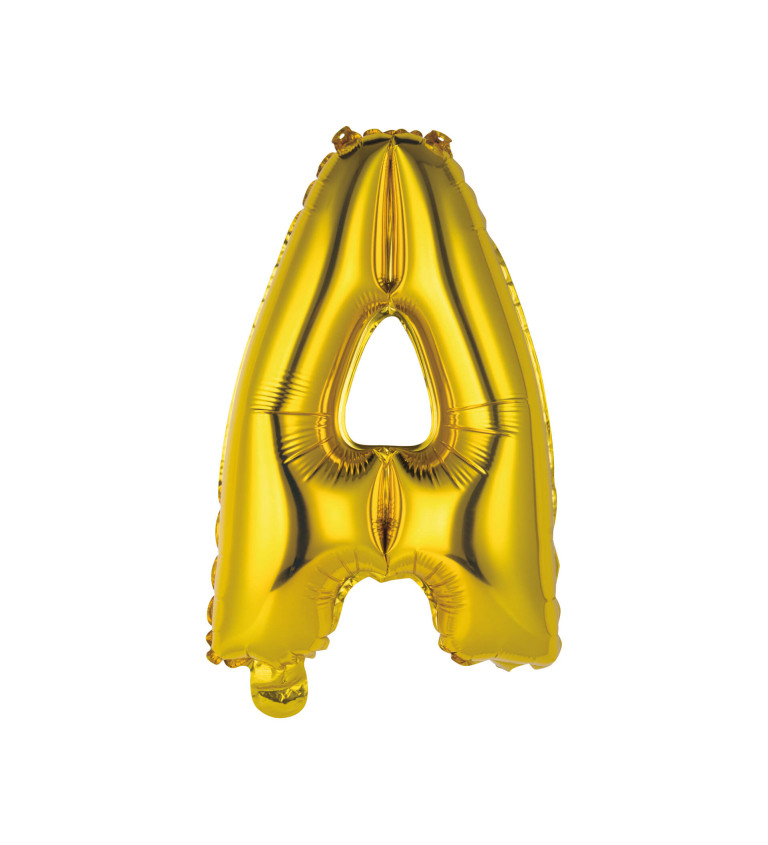 A - Fóliový zlatý balónek