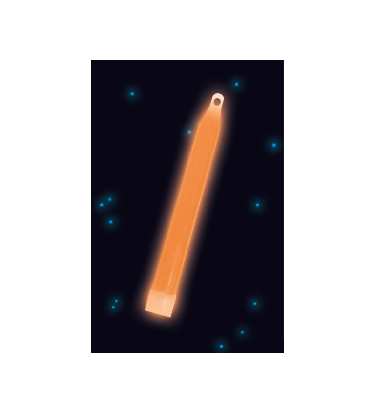 Oranžová svítící tyčka