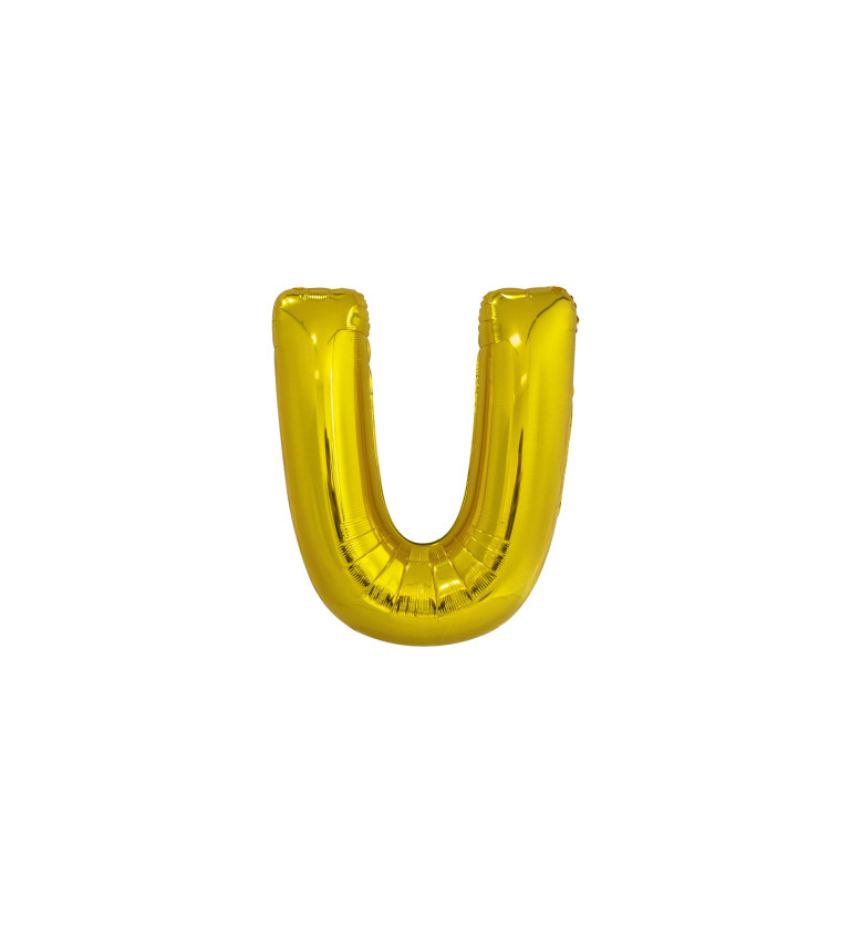 Fóliové zlaté písmeno U