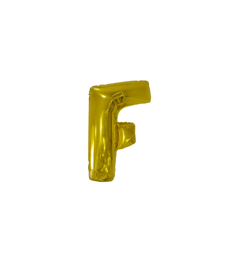 Fóliové zlaté písmeno F