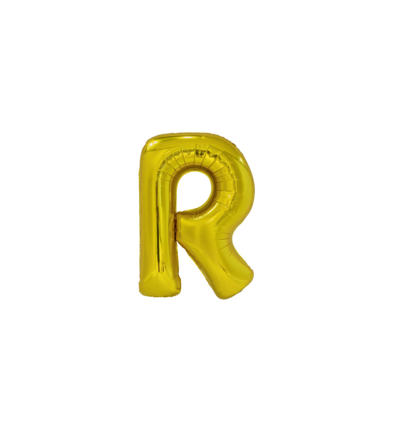 Zlatý balón písmeno R