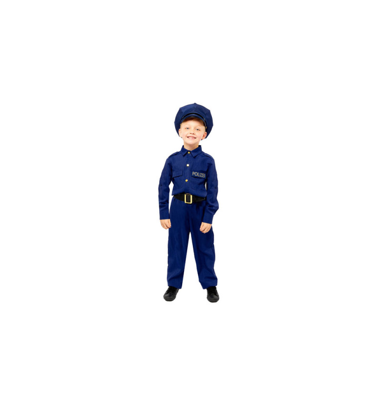 Dětský kostým modrý policajt