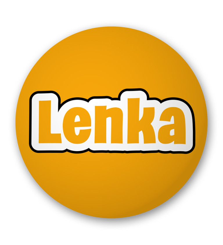 Placka Lenka - oranžová