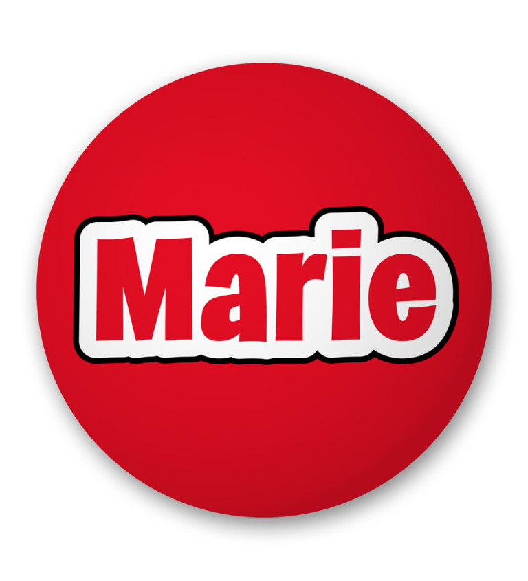Placka Marie - červená