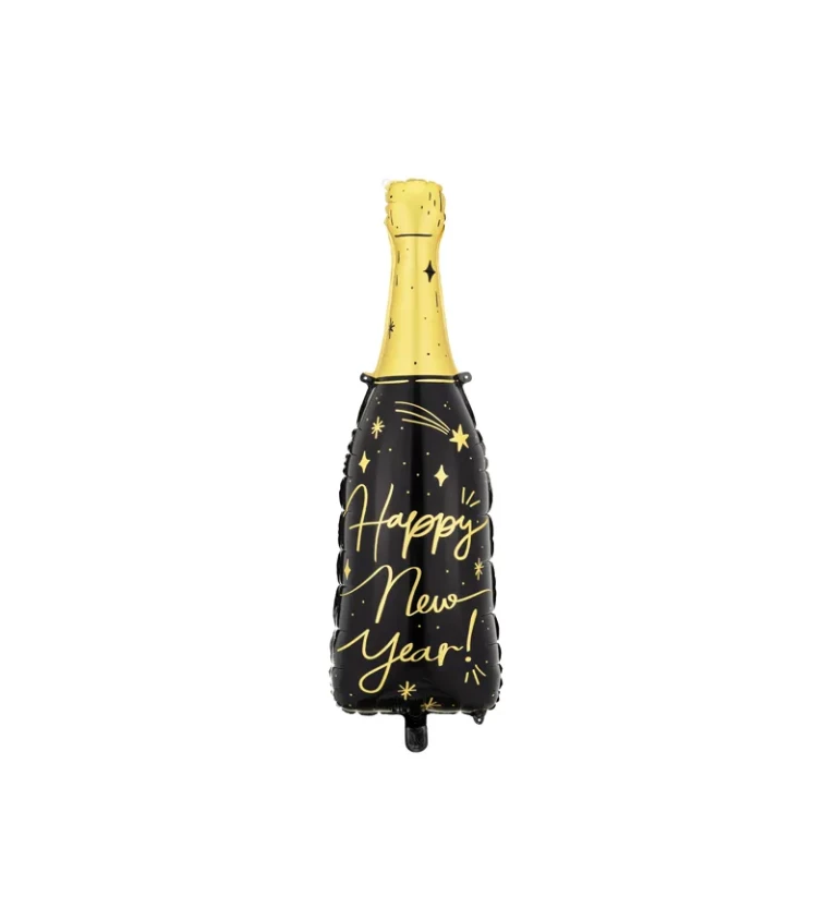 Fóliový balónek Champagne Happy New Year