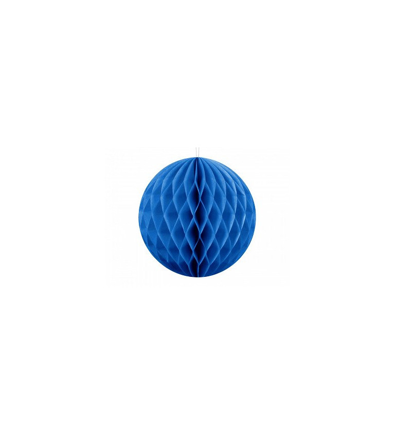 Papírová koule - Modrá