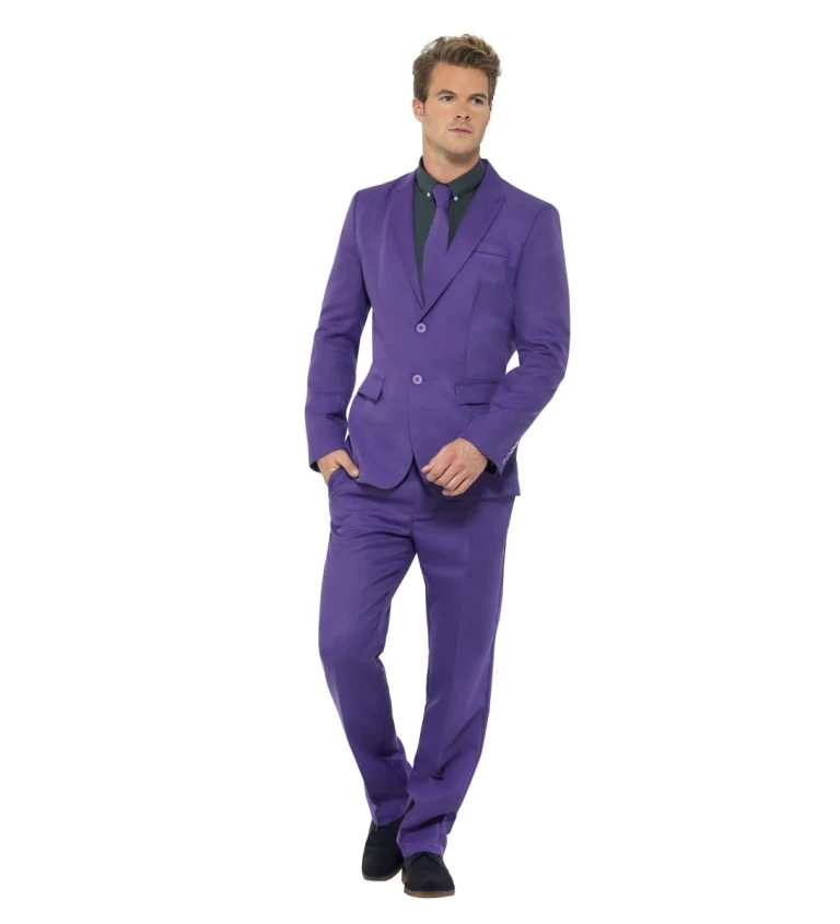 Kostým pro muže - Oblek fialový