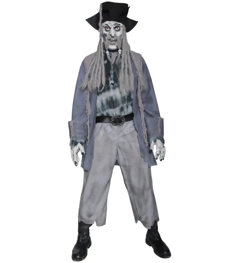 Kostým pro muže - Zombie pirát dredy