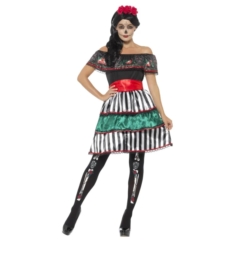 Dámský mexický kostým - panenka