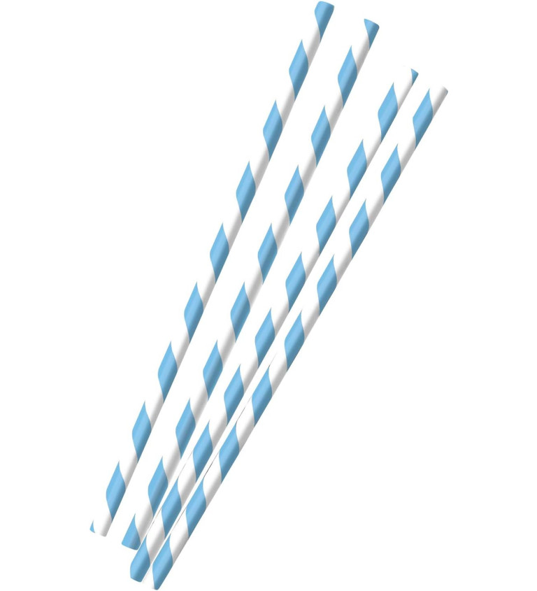 Brčka - bílá s modrými pruhy