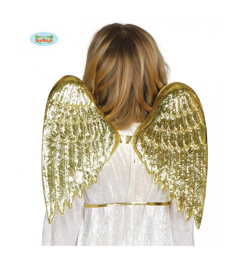 Dětská andělská křídla - zlatá