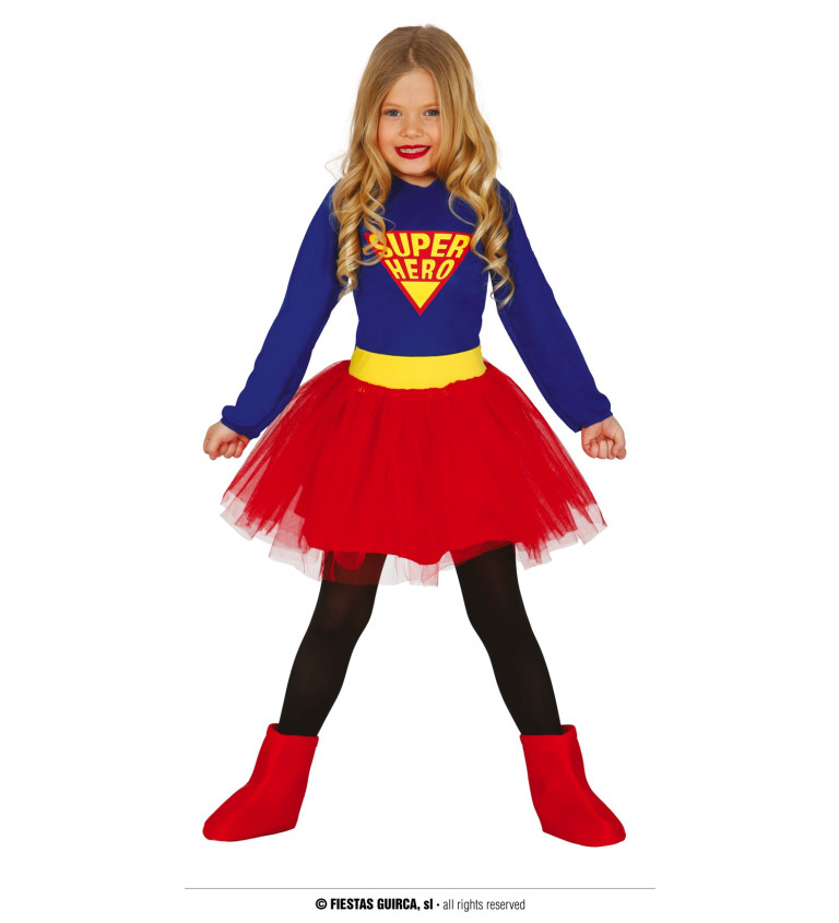 Dětský kostým - Super hrdinka