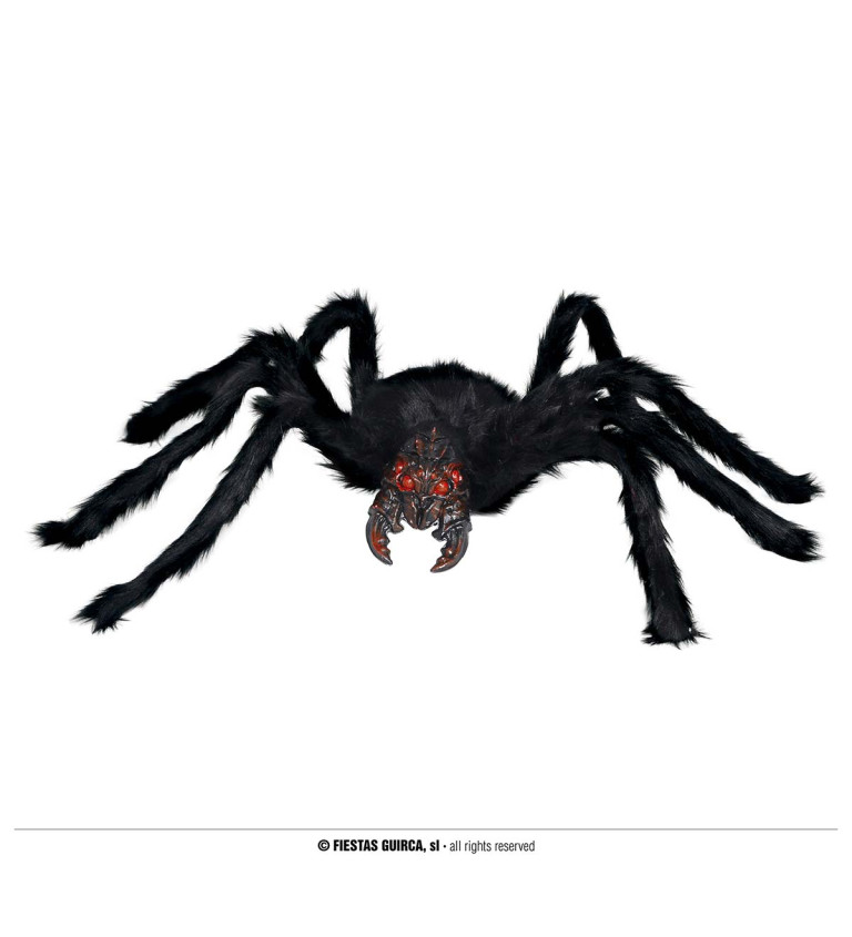 Černý děsivý pavouk