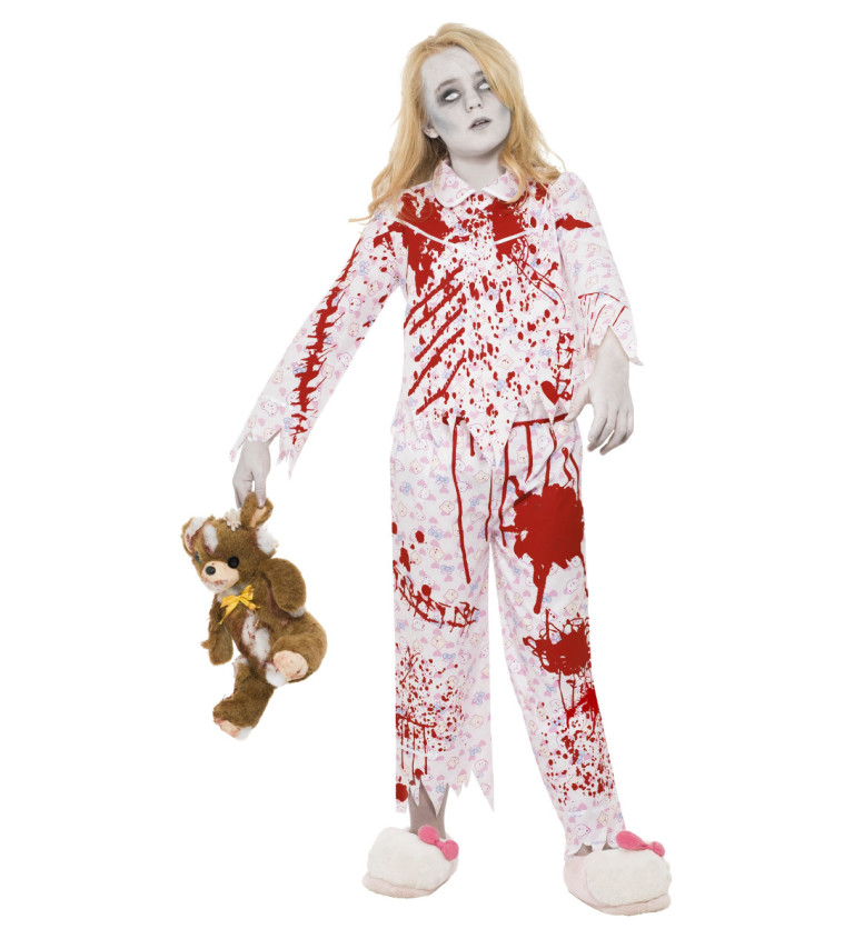 Dětský kostým pro dívky - Mrtvola v pyžamu