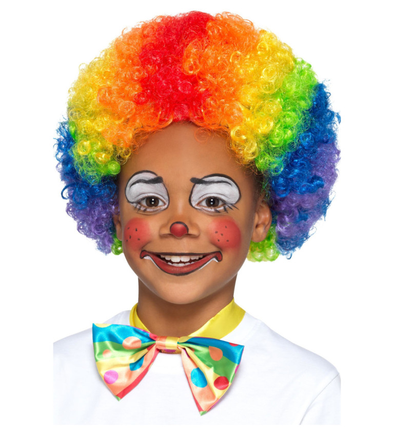 Dětská afro paruka multicolor