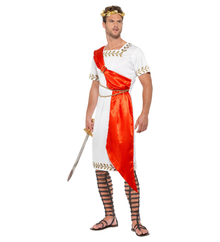 Římský senátor - Pánský kostým Červený