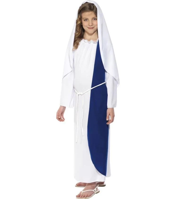Dětský kostým pro dívky Panna Marie