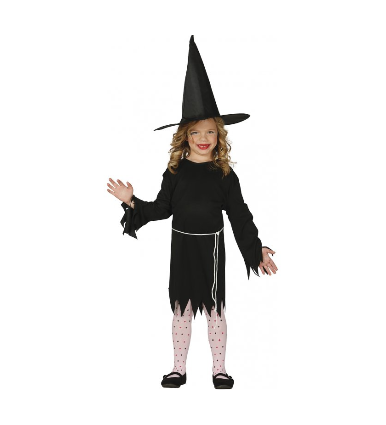 Čarodějka dívčí kostým