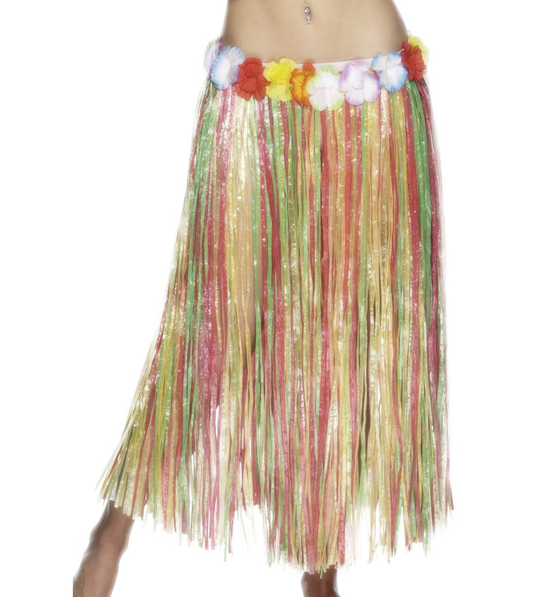 Havajská Hula sukně - barevná