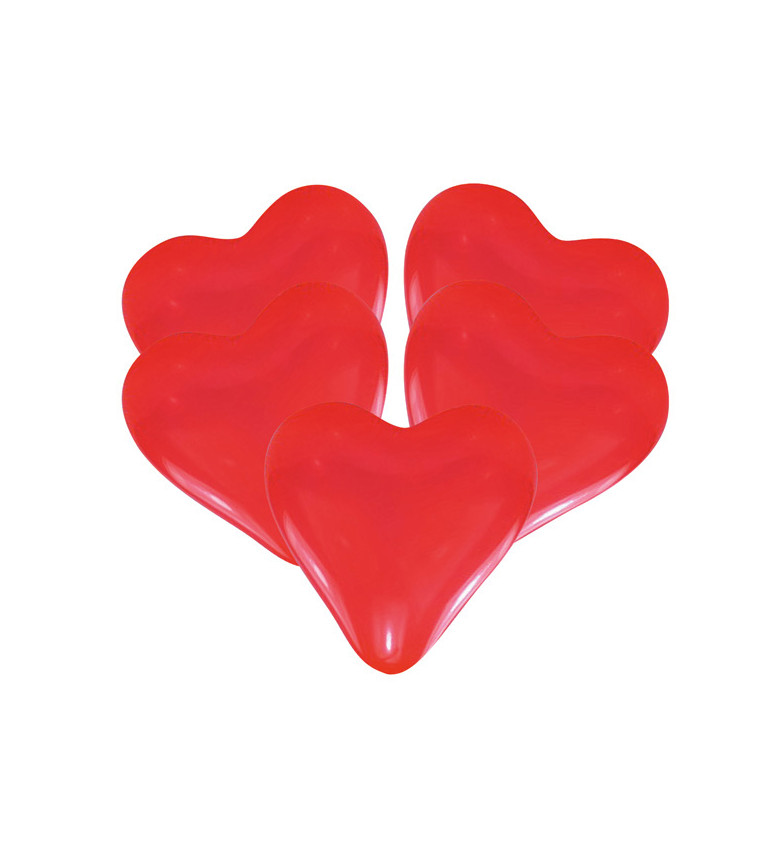Balónky červená srdce