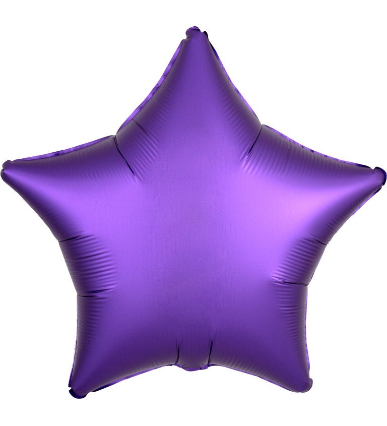 Balónek fialová hvězda