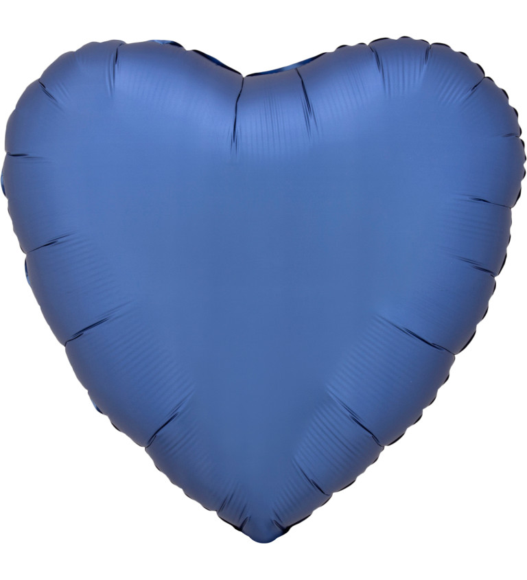 Balónek srdce modré