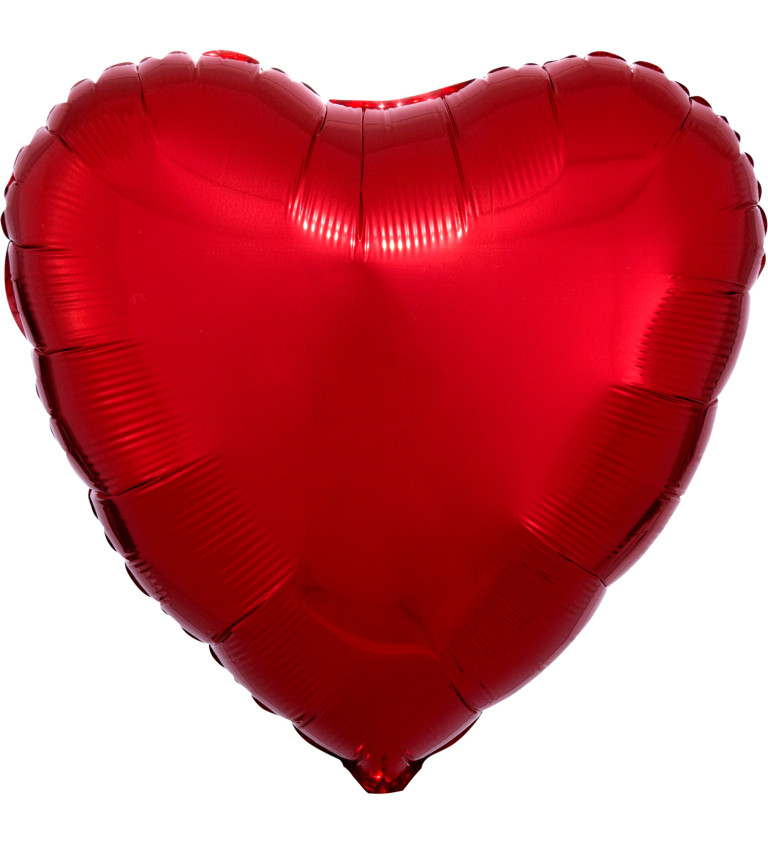 Balón červené srdce