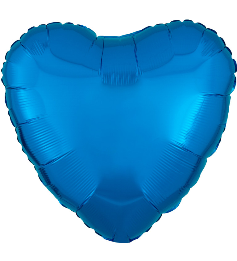 Balón modré srdce