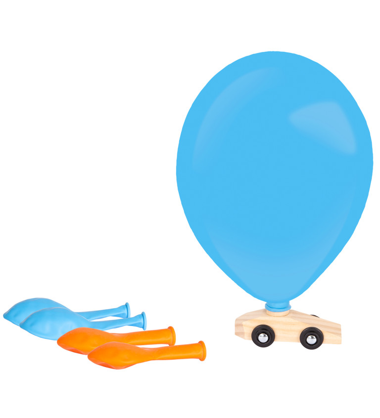 Balónek autíčko dřevěné