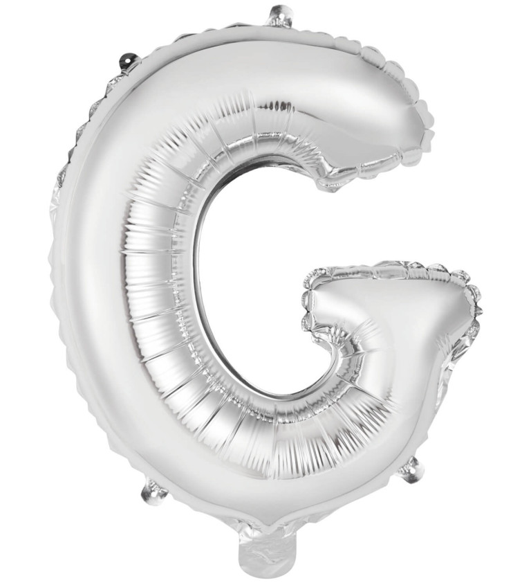 Mini stříbrný balónek G