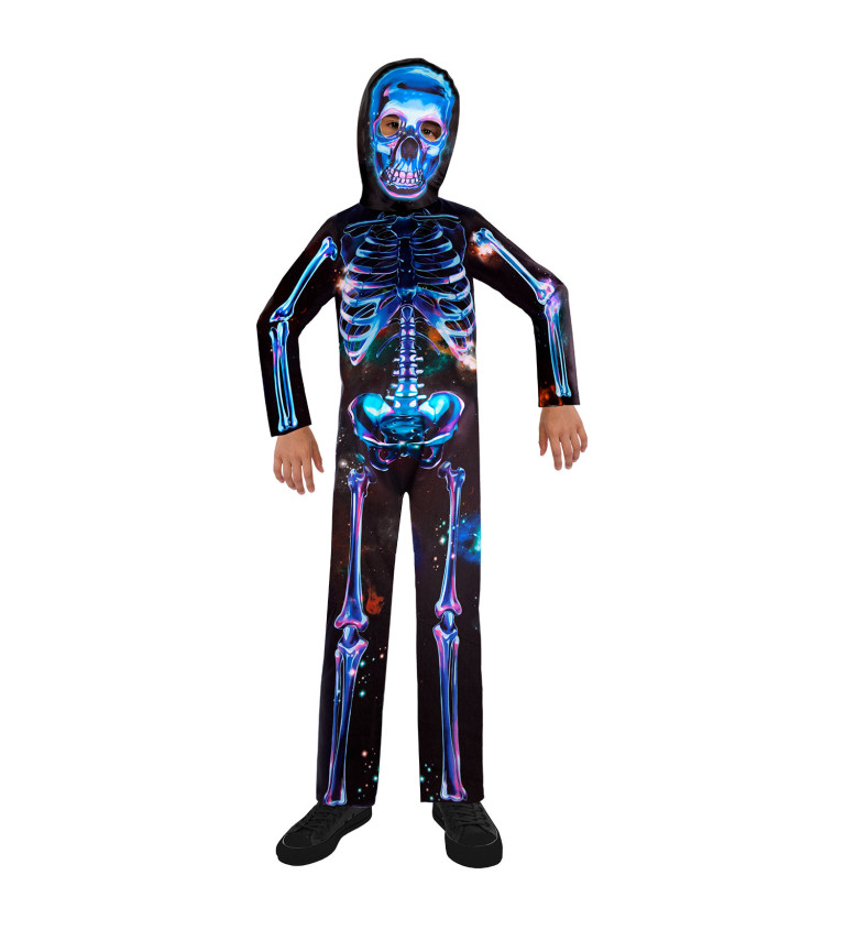 Neon skeleton boy - dětský kostým