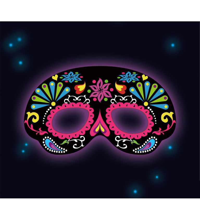 Mexická svítící maska