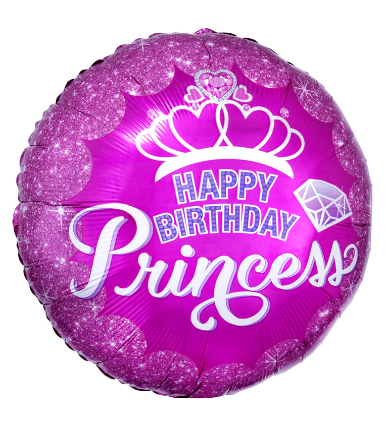 Princess narozeninový balón