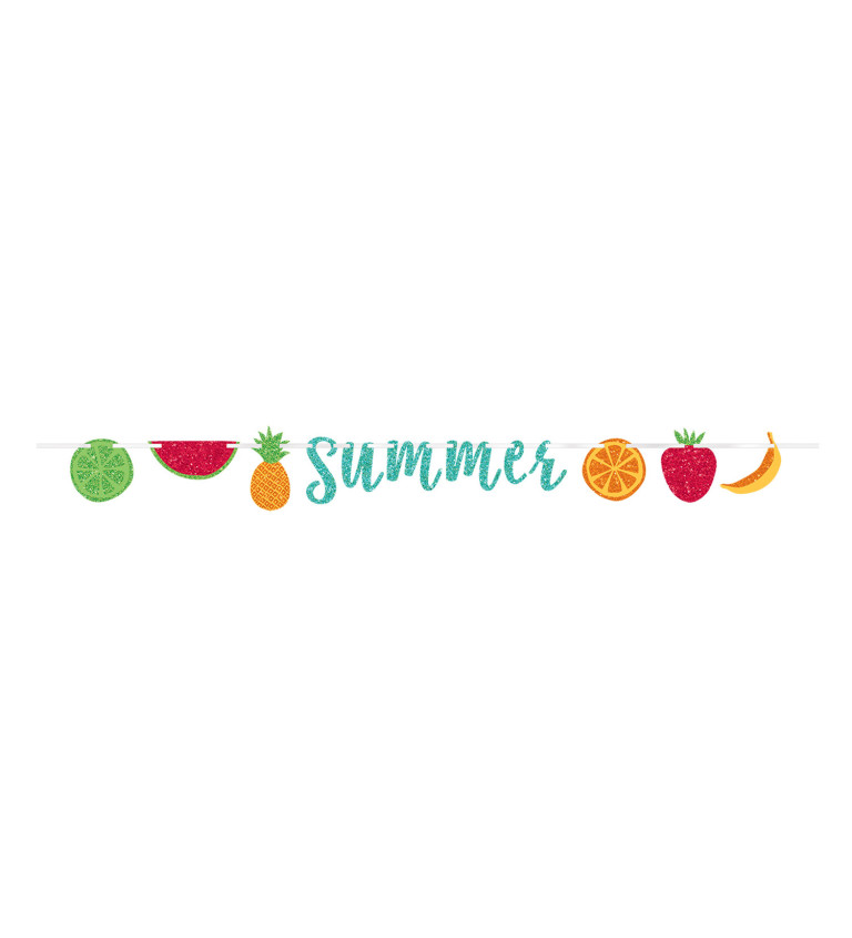 Hello Summer barevný banner