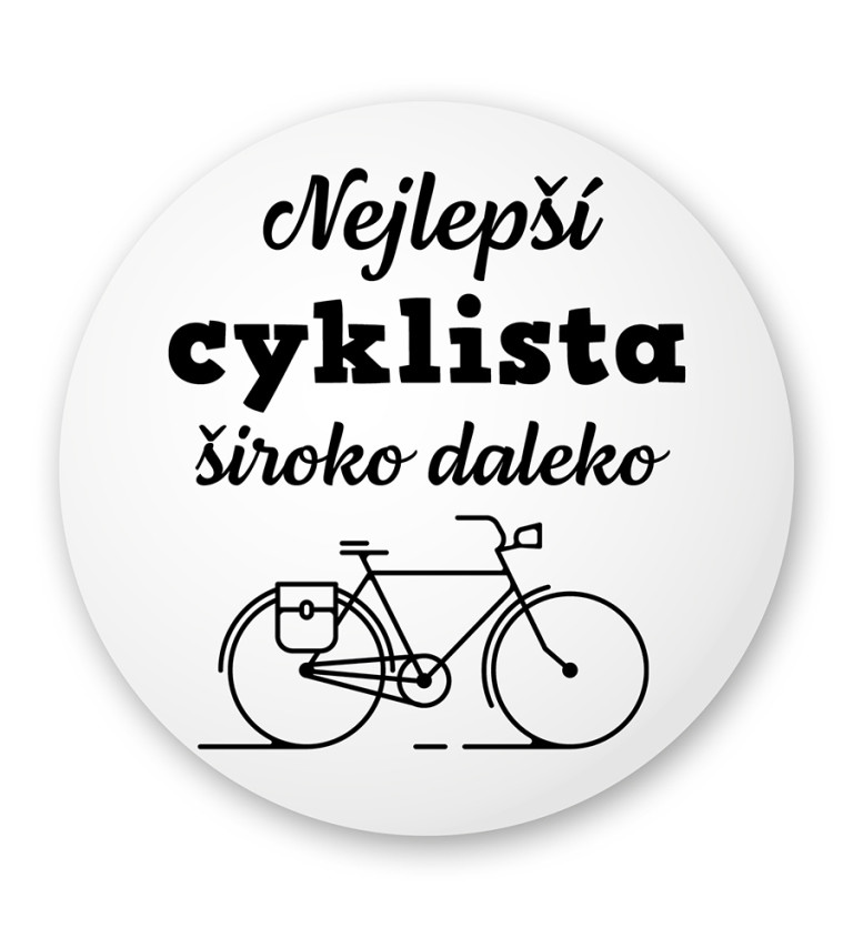 Placka Nejlepší cyklista široko daleko