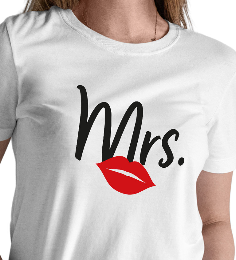 Dámské tričko bílé Mrs.
