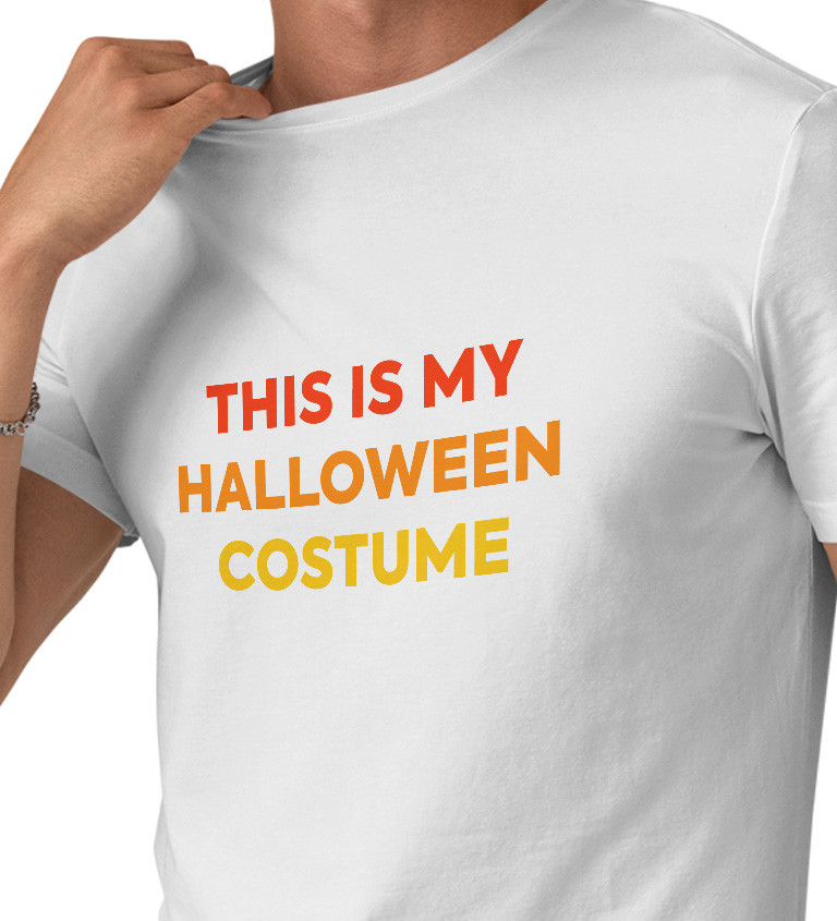 Pánské tričko bílé This is my halloween costume