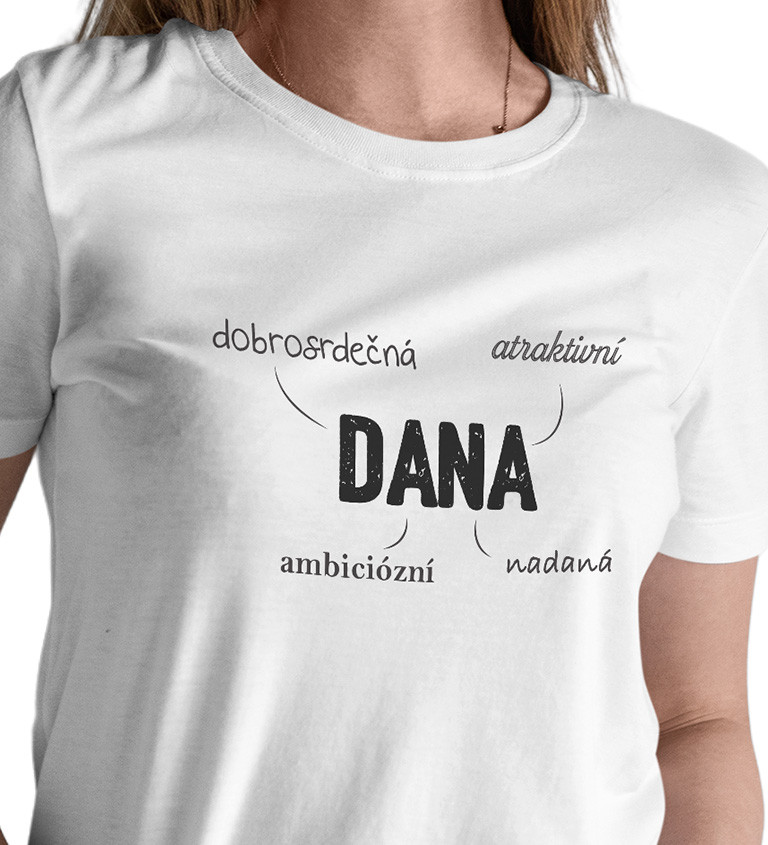 Dámské tričko bílé Dana