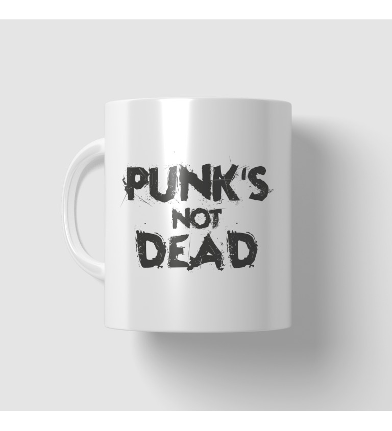 Hrnek s motivem Punks not dead