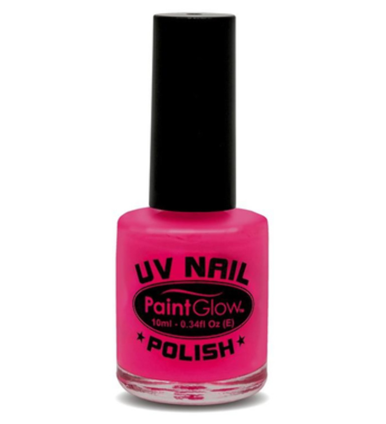 UV lak na nehty - neon růžový
