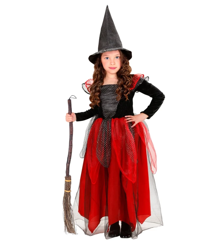 Dívčí kostým čarodějnice Strega