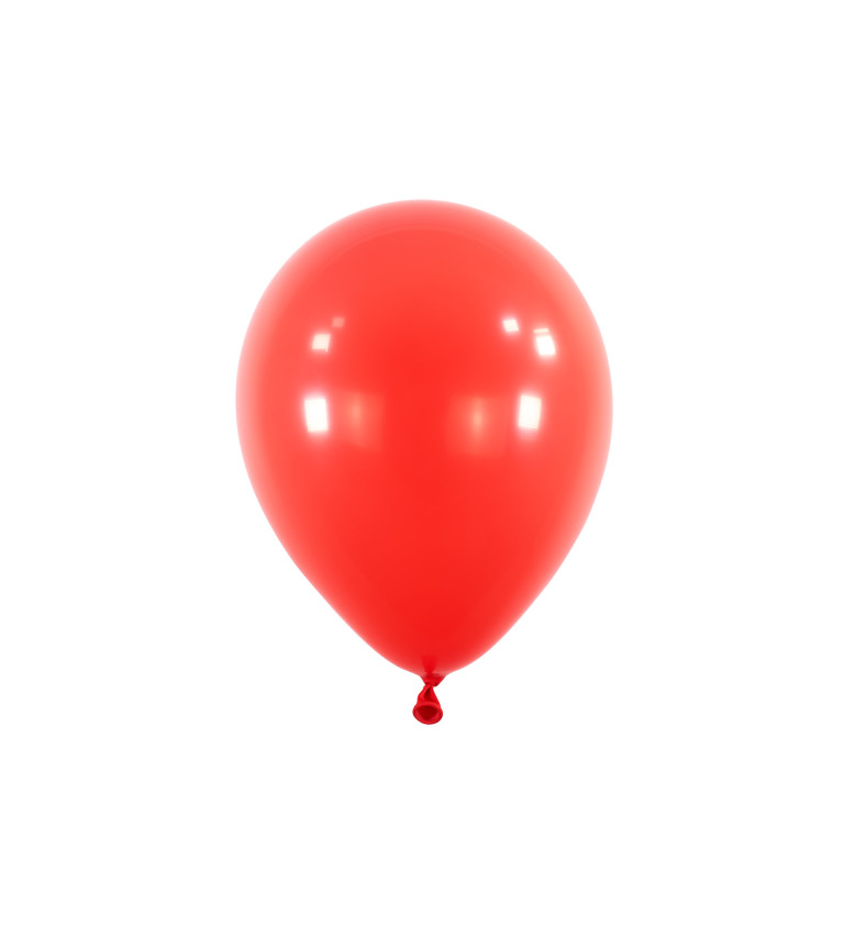 Lesklé červené balónky