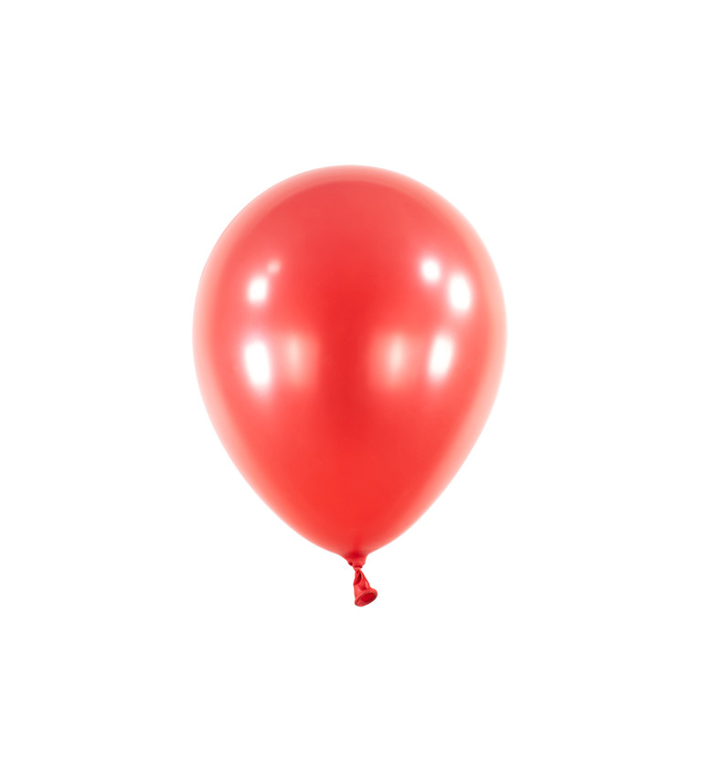 Červené latexové balóny
