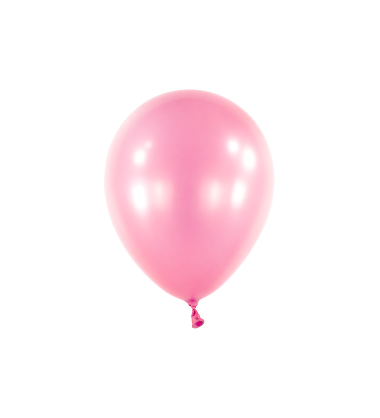 Perlově růžové balónky