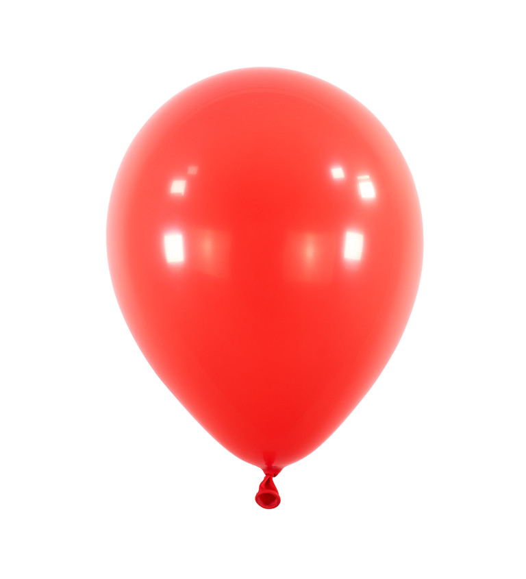 Lesklé červené balóny